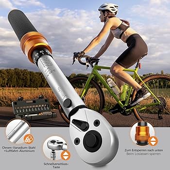 13-częściowy mały klucz dynamometryczny do roweru 3-25 NM, 1